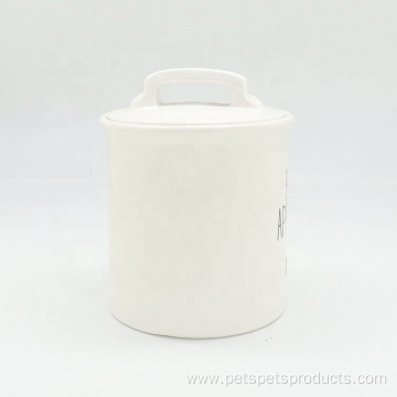 Quality Nice Pet Food Storage Dog Ceramic Jar